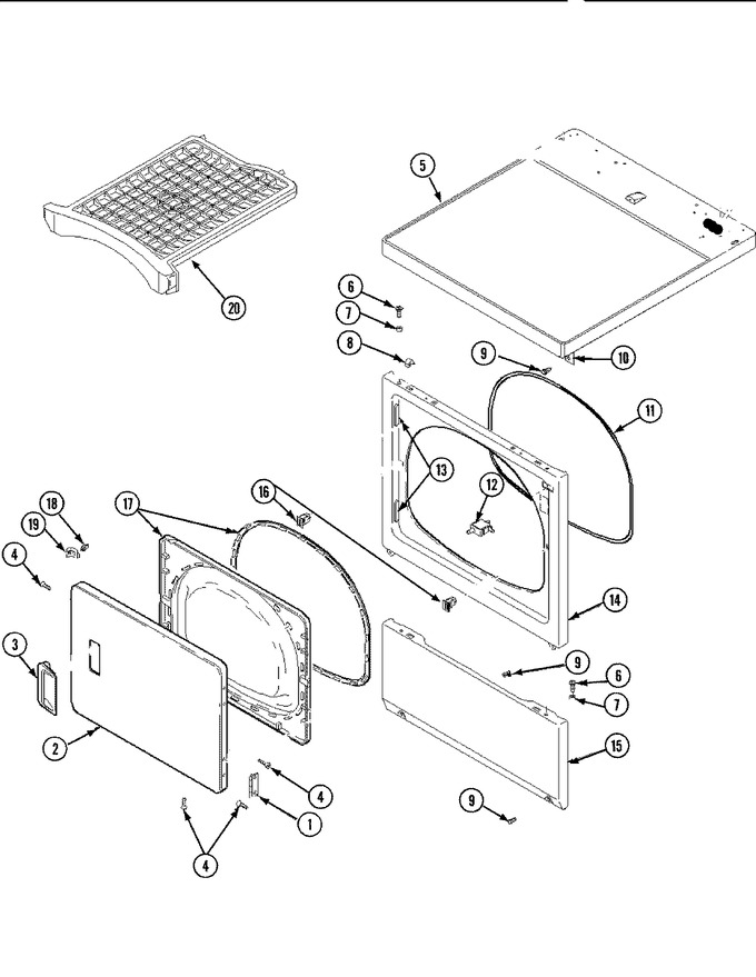 Diagram for SDE515DAZW