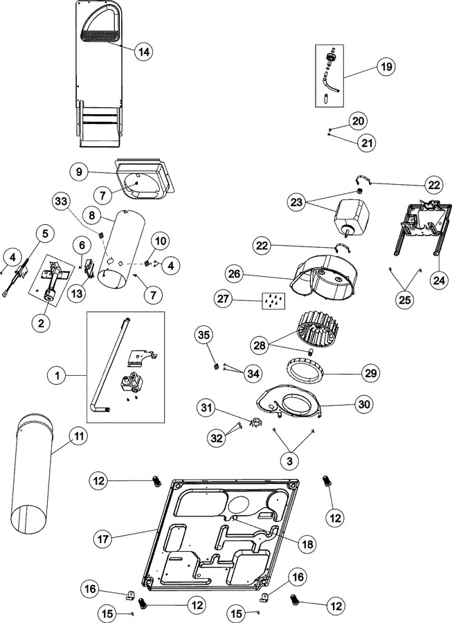 Diagram for NDG8805AWW