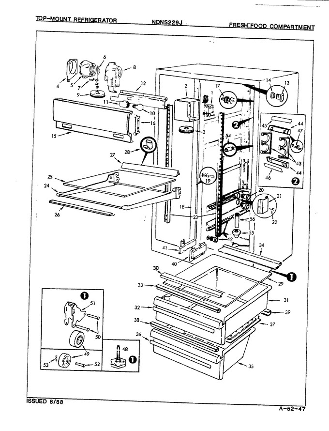 Diagram for NDNS229JH (BOM: 8L38A)