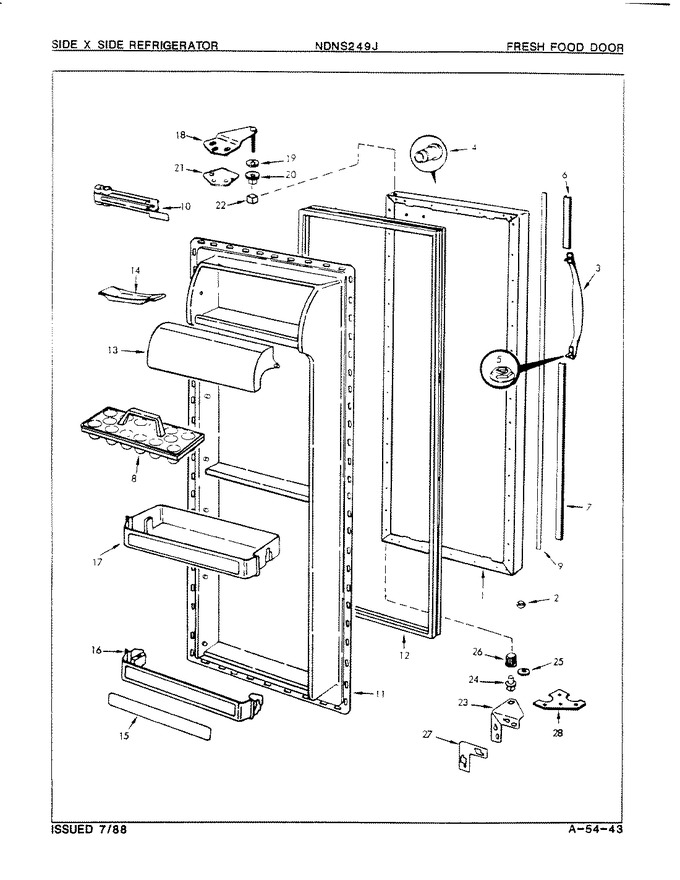 Diagram for NDNS249JA (BOM: 8N45A)