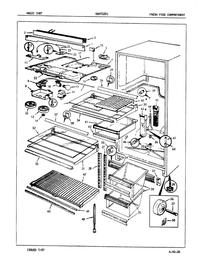 Diagram for NDNT229GA (BOM: 7D59A)