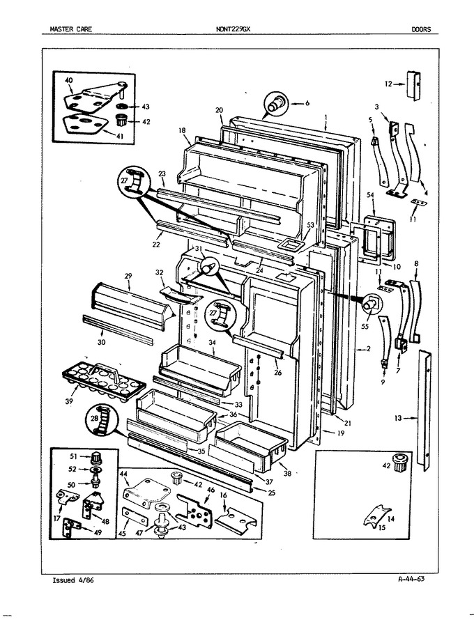 Diagram for NDNT229GXA (BOM: 5E50A)