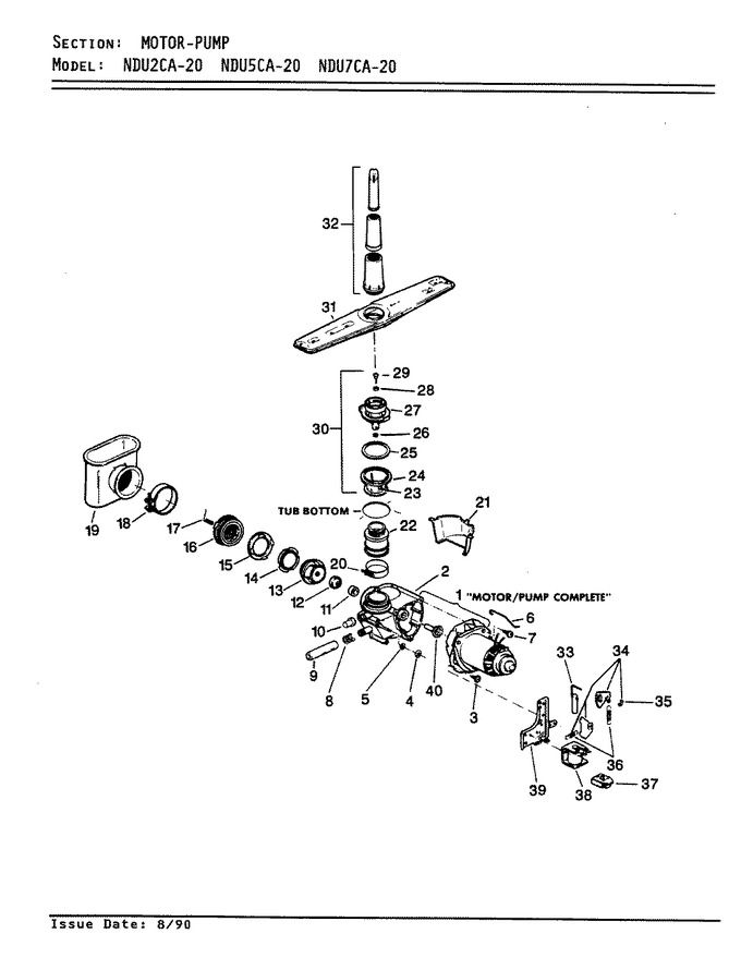 Diagram for NDU5CA-20