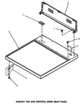 Diagram for 01 - Cabinet Top & Control Hood Rear Panel