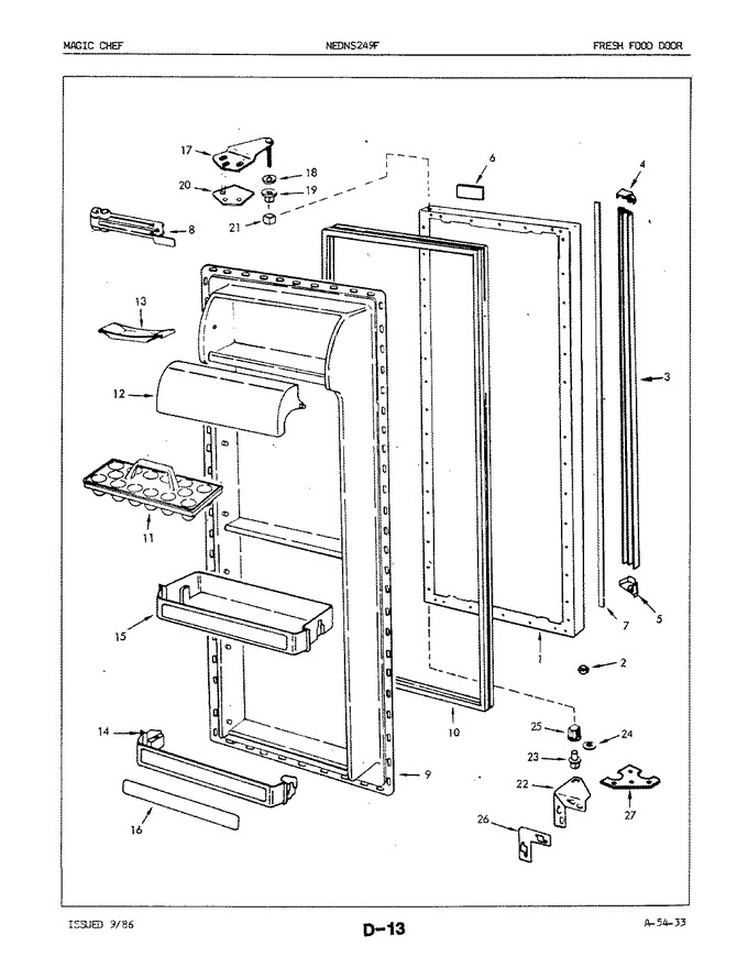 Diagram for NEDNS249FA (BOM: 5M51B)