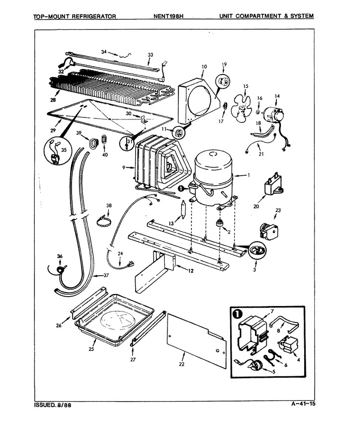 Diagram for NENT198HA (BOM: 7A71A)