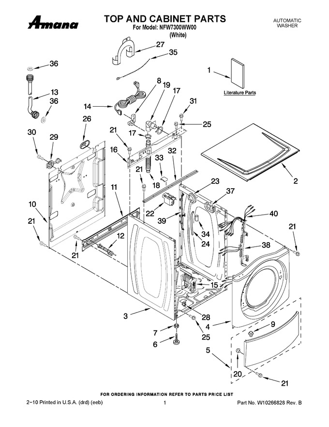 Diagram for NFW7300WW00