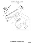 Diagram for 03 - Control Panel Parts