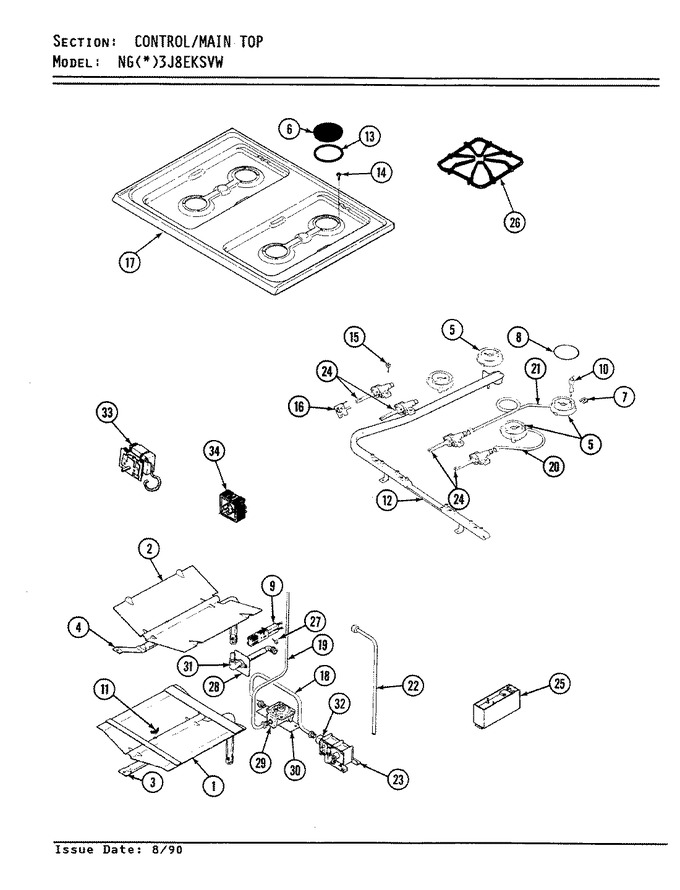 Diagram for NGA3J8EKSVW