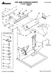 Diagram for 01 - Top And Console Parts