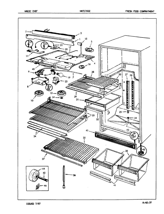 Diagram for NNT176GZA (BOM: 7A09B)