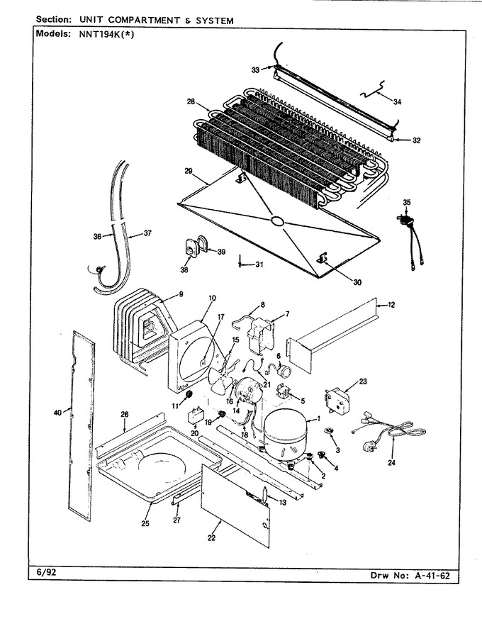 Diagram for NNT194KA (BOM: CC62A)