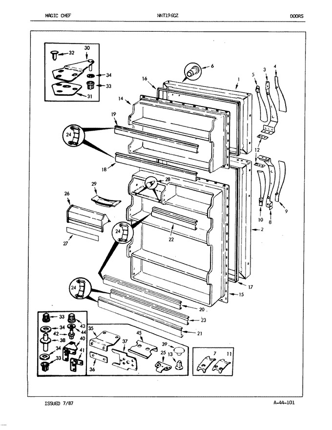 Diagram for NNT196GZA (BOM: 7A11B)