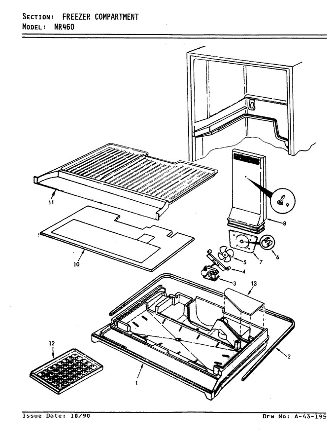 Diagram for NR460H (BOM: AF03B)