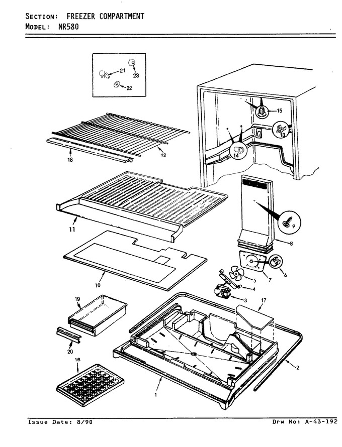 Diagram for NR580H (BOM: AF56B)