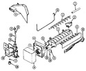 Diagram for 05 - Optional Ice Maker Kit (ice)