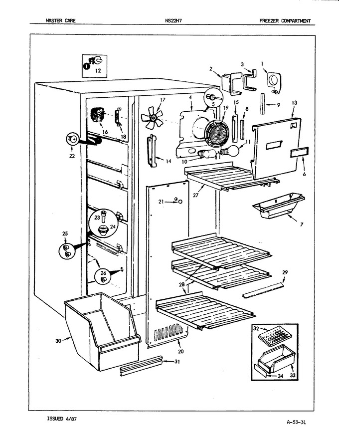 Diagram for NS22H7H (BOM: 7L15A)