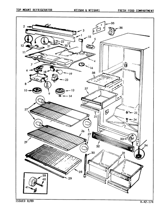 Diagram for NT15H41A (BOM: 9B01B)