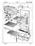 Diagram for 03 - Fresh Food Compartment