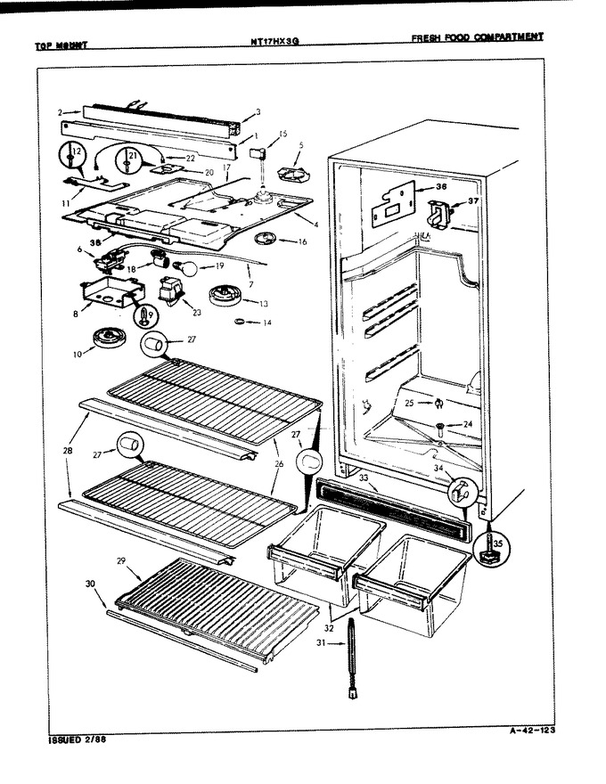 Diagram for NT17HX3GLA (BOM: 8D55B)