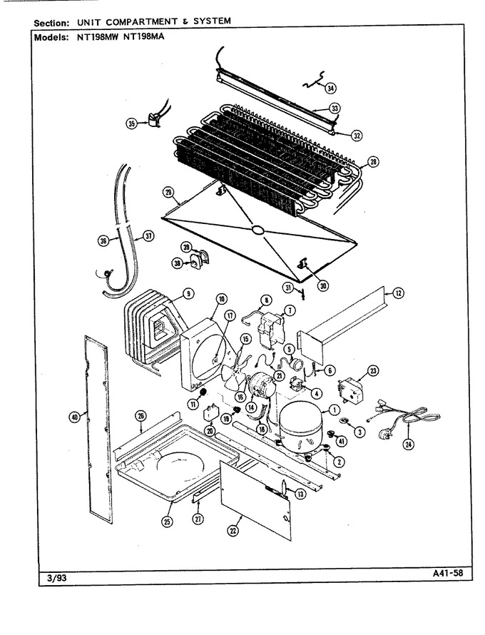 Diagram for NT198MA (BOM: DE58A)