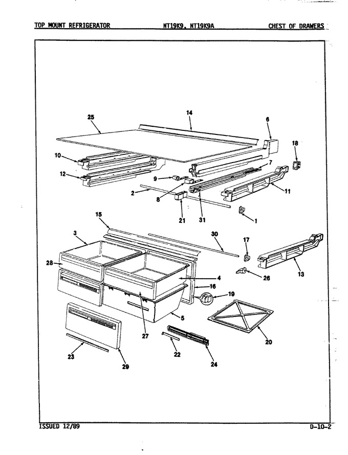 Diagram for NT19K9A (BOM: 9A61A)