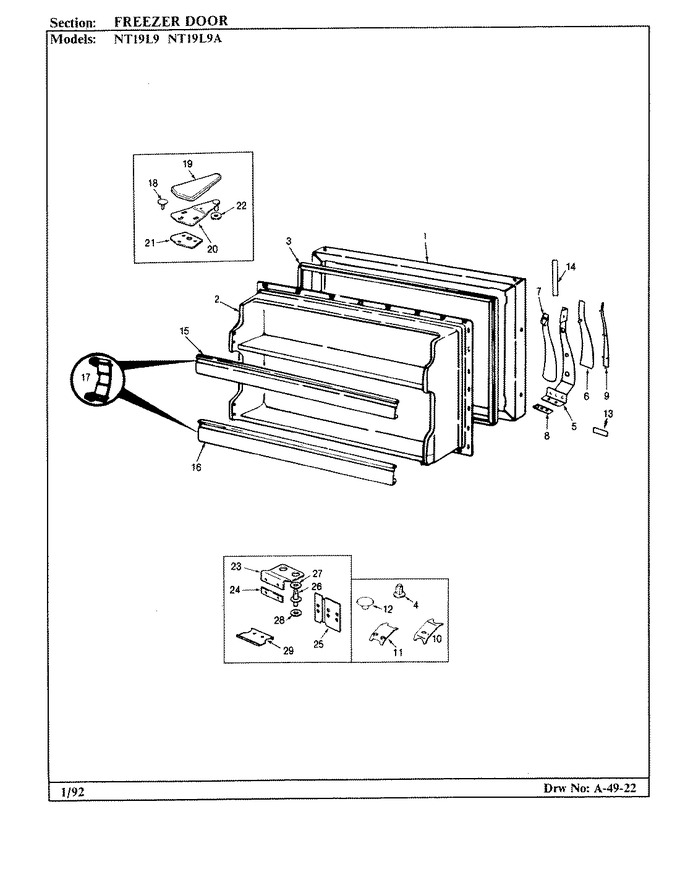 Diagram for NT19L9 (BOM: BA61C)