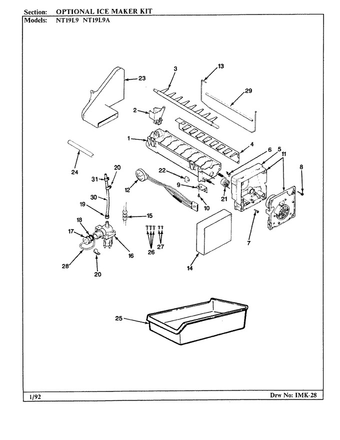 Diagram for NT19L9 (BOM: BA61B)