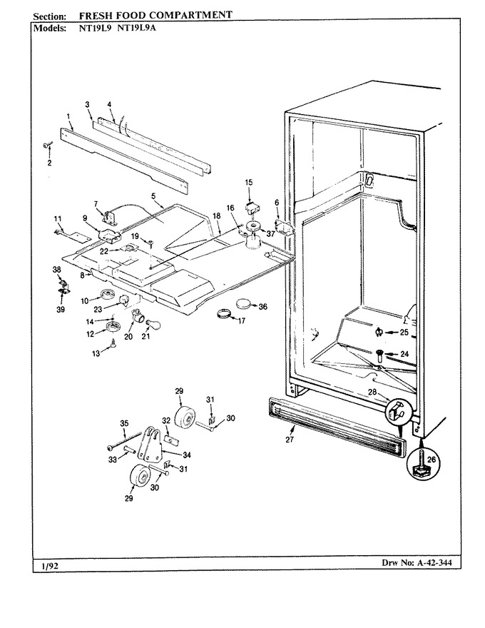 Diagram for NT19L9A (BOM: BA62B)