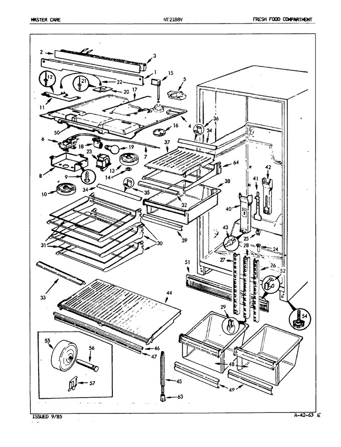 Diagram for NT21B8VA (BOM: 5A76A)