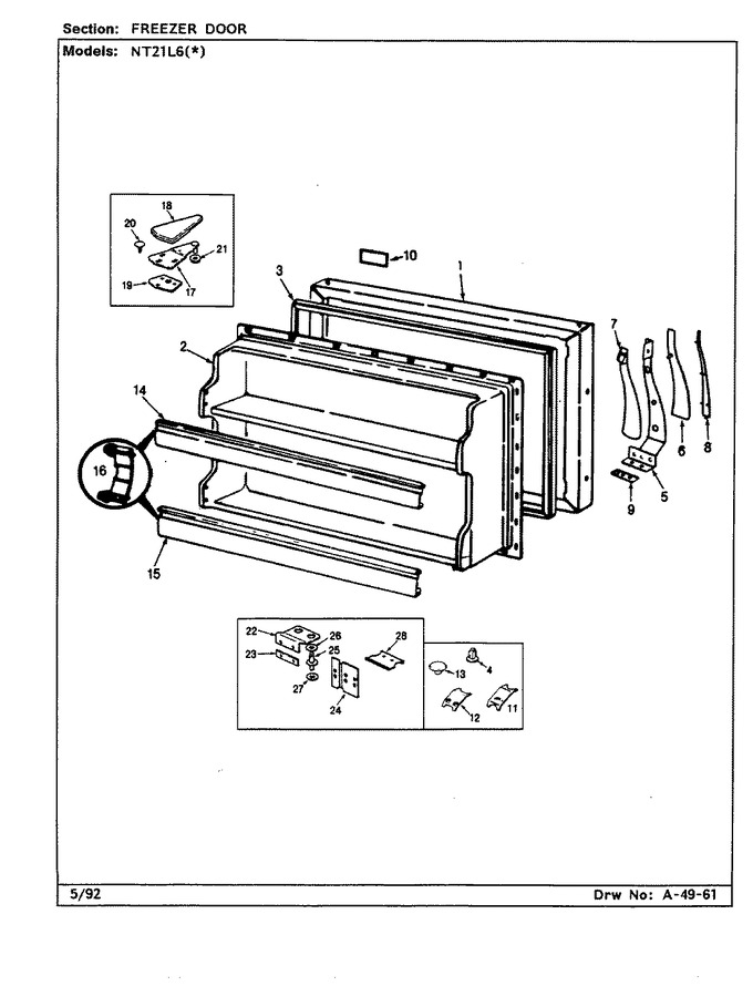 Diagram for NT21L6A (BOM: CA77A)