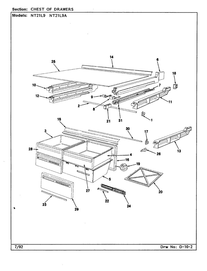 Diagram for NT21L9 (BOM: BA75C)