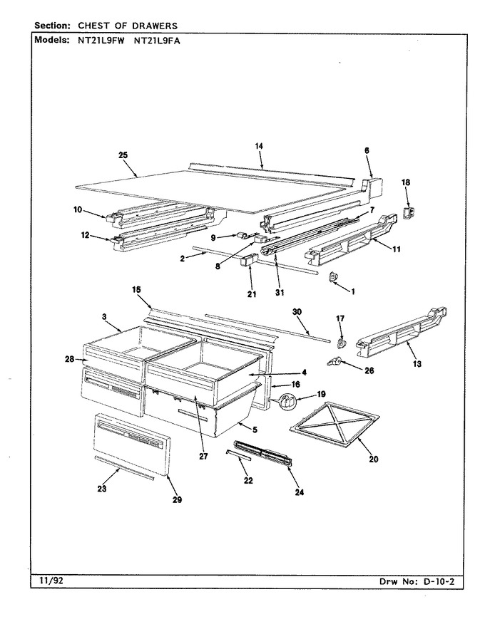 Diagram for NT21L9FW (BOM: CA71A)