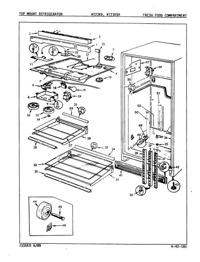 Diagram for NT23K9 (BOM: 9A03A)