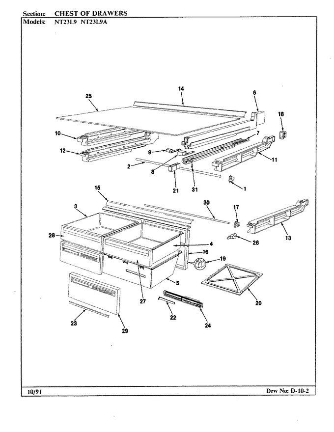 Diagram for NT23L9A (BOM: BA99A)