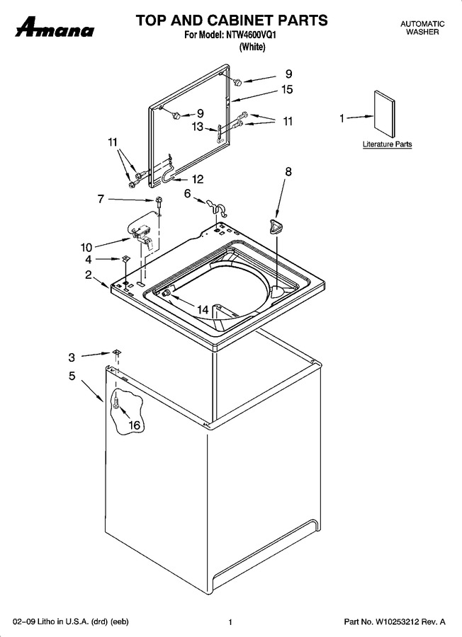 Diagram for NTW4600VQ1