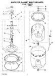 Diagram for 03 - Agitator, Basket And Tub Parts