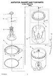 Diagram for 03 - Agitator, Basket And Tub Parts