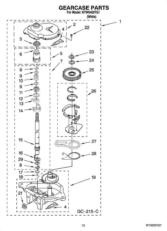 Diagram for NTW5400TQ1