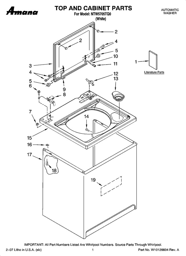 Diagram for NTW5705TQ0