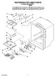 Diagram for 04 - Refrigerator Liner Parts