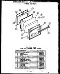 Diagram for 05 - Oven Door Parts