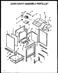 Diagram for 05 - Oven Cavity Assy Parts List