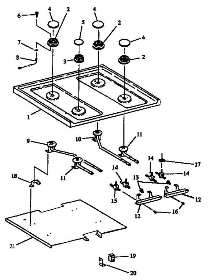 Diagram for PHU202UWW (BOM: P1130735NWW)