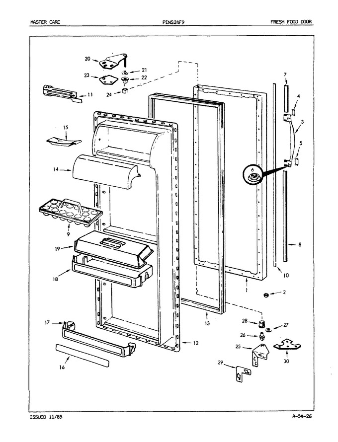 Diagram for PINS24F9A (BOM: 5L57B)