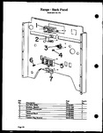 Diagram for 11 - Range - Back Panel