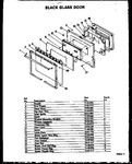 Diagram for 01 - Black Glass Door