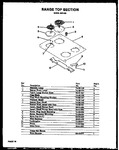 Diagram for 12 - Range Top Section