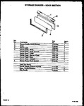 Diagram for 13 - Storage Drawer-door Section