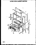 Diagram for 14 - Upper Oven Cabinet Section